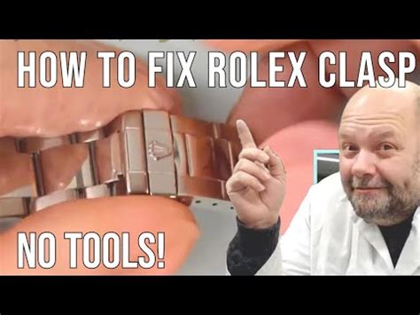 How to fix your tired Rolex clasp (Without any tools!) 